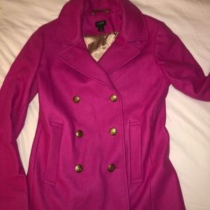 J Crew Pink Peacoat